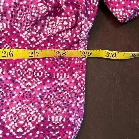 Catherines Business Casual Button Up Short Sleeved Pink Blouse Size 3XWP - Picture 7 of 9